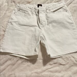White Denim Shorts